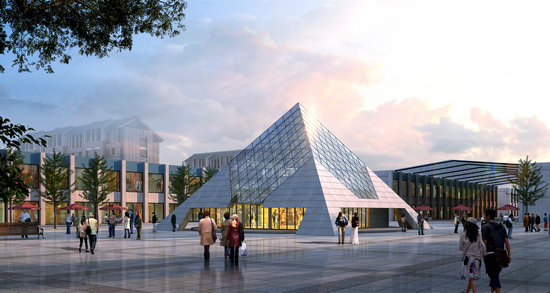 庄河金字塔网架